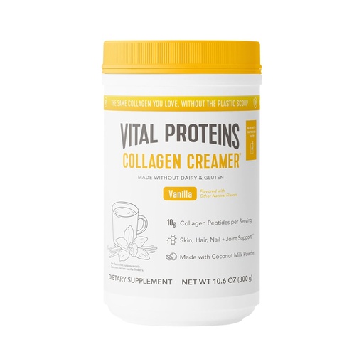 [BRSWGFL2CEJWAA3Z] Vital Proteins Collagen Peptides Powder - Vanilla Protein Coffee Creamer for Hair, Skin & Nails Support
