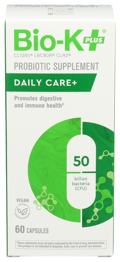 [BRSWYZYLO4IRY2TX] Bio-K Plus Dailycare 50 Billion Probiotics 60 Count, 60 CT
