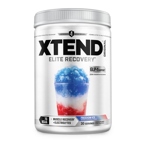 [BRSWGFD5OAHAA3Q7] Xtend Original BCAA Powder, 7g BCAAs and 2.5g L-Glutamine for Muscle Recovery Hydration and Lean Muscle, Sugar Free Intra and Post Workout Drink with Electrolytes, Freedom Ice, 30 Servings
