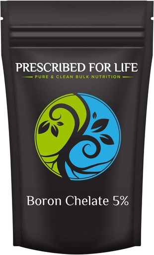 [BRSWGA37B55WY3Q3] Förskriven för Life Boron Chelate 5% Powder, Natural Boron Supplement för män och kvinnor, Gluten Free, Vegan, Non GMO (1kg)