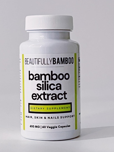 [BRSRAYA3DENBOGTU] Generic Bamboo Silica Extract Capsules [Beautifully Bamboo], 60 Count (Pack of 1)