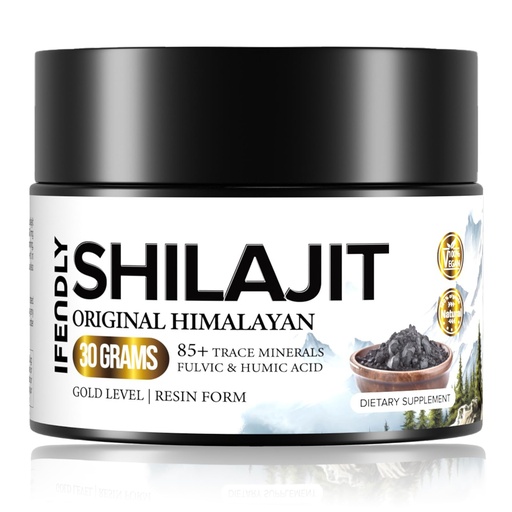 [BRSRAGQ3AECB6DI7] Shilajit Resin, Shilajit for Men & Women, Shilajit Pure Himalayan Organic - 600mg Potency Gold Grade, with 85+ Trace Minerals, Fulvic & Humic Acid, for Stamina, Immunity & Strength, 50 Servings (30g)