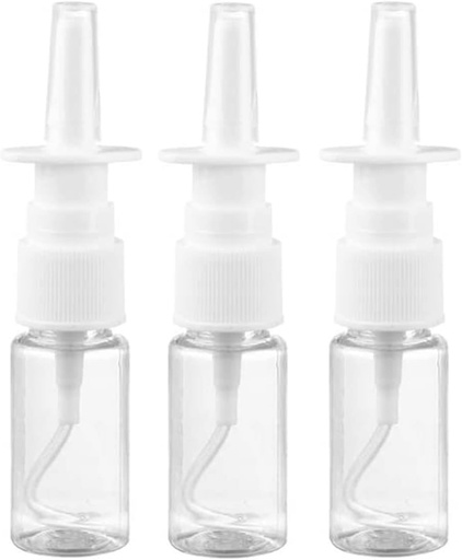 [BRSRMY35BMPA4A3L] Medsuo 3pcs 10ml Nasal Spray Bottle Borrar Renacimiento vacío claro Spray Sprayer Contenedor directo para aceites esenciales Saline
