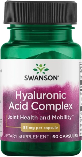 [BRSWIFIGDJ6GCE32] Swanson High Potency Hyal-Joint Hyaluronic Acid Complex 83 Milligrams 60 Capsules