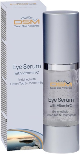 [BRSWICA4C4NRECLU] Mon Platin, DSM, Dead Sea Minerals,Mineral Serum Eye Serum Vitamin C, 1.02fl.oz/30ml