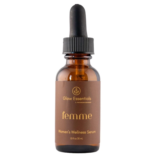 [BRSRAGILOJYROFI4] Physician Designed Femme - Topical Progesterone Serum | hormone balance for women | 20 mg of bioidentical USP progesterone | 1 FL oz 30 mL