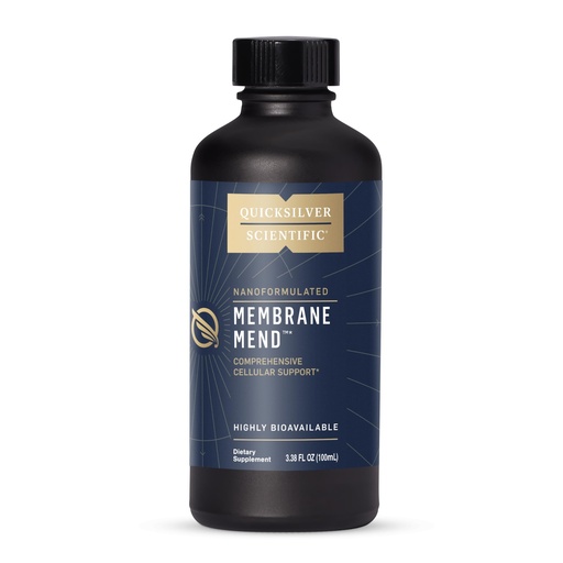[BRSWYCADCMCAOALA] Quicksilver Scientific Membrane Mend - Brain, Cellular & Healthy Aging Support with Phosphatidyl Choline (PC), Vitamin E Tocotrienols, Ahiflower Oil & Astaxanthin Supplements (3.38oz / 100ml)