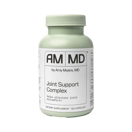 [BRSW2ZLQBUCGGELH] Amy Myers MD Joint Support Complex Supplement - Supports Joint Health & Mobility - Glucosamine HCL - Chondroitin - Turmeric - 120 Capsules