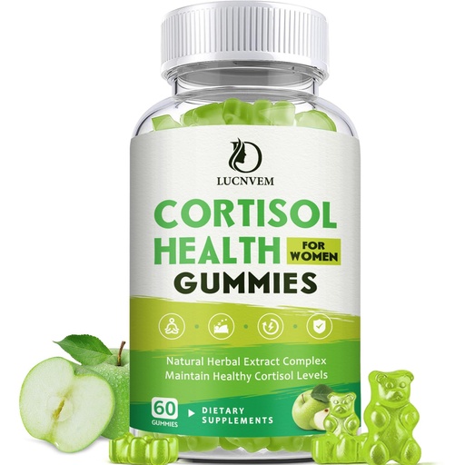 [BRSRAATQDMBGOCL3] Cortisol Detox for Women Gummies, Cortisol Reducer Detox Manager, Magnesium Ashwagandha Rhodiola Rosea Herbal Complex for Mood/Focus & Sleep, Maintain Healthy Cortisol Levels - 30 Day Vegan Supply
