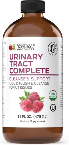 [BRSROZALOYBQYEQY] Complete Natural Products Urinary Tract Complete 16oz - Liquid Supplement for Urinary Tract Health with Organic Cranberry, D-Mannose, Beet Root, Fennel Seed, and Turmeric