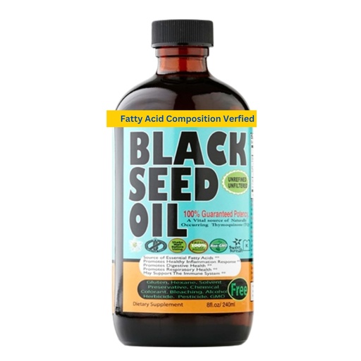 [BRSWK2T5BFYW2GA3] Black Seed Oil 8 Oz - Premium Nigella Sativa Cold-Pressed Turkish Black Cumin Oil - High Strength 3X Thymoquinone - Natural Support - Super Food