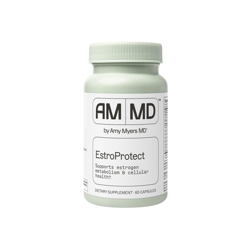 [BRSW2AI6DEAQGA3V] Amy Myers MD EstroProtect Supplement - Supports Estrogen Balance & Hormone Health - DIM, Calcium-D-Glucarate, Broccoli Seed Extract - 60 Capsules