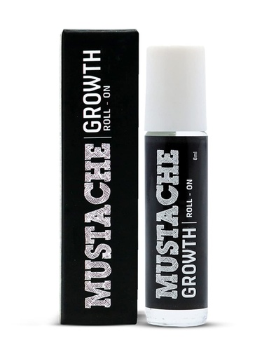 [BRSWKFYPB4BBWGQV] Beardo Mustache Growth Roll On - 8 ml with with Almond and Coconut Oils | Promotes hair growth | Stimulates Hair Follicles | Easy to use