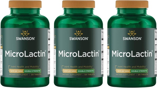 [BRSWGZIDOIGWGFAY] Swanson Microlactin Indar bikoitza 1000 miligramo 120 fitxa (3 paketea)