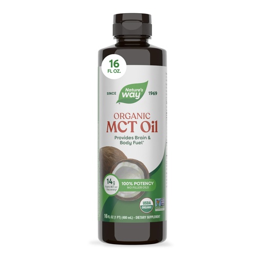 [BRSWK2TYCZ6QAFTE] Nature's Way Mct Oil From Coconut - 16 Fl Oz