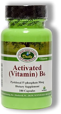 [BRSWKGL4BAAQCA3O] Daily Manufacturing -Activated Vitamin B6 |100 Veggie Capsules