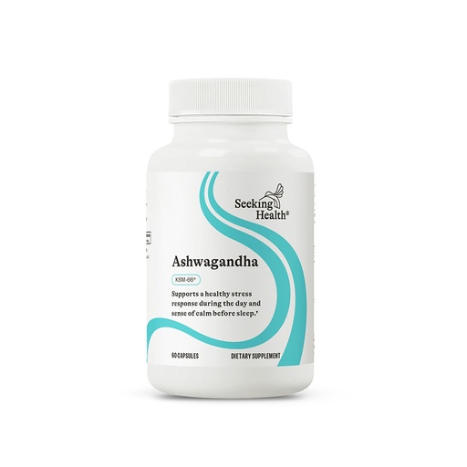 [BRSWICA2AAFBW33E] Seeking Health Ashwagandha - Adrenal Support Supplement with Powerful Adaptogen Formula - Support Immune Health & Concentration with Ashwagandha Supplement - 467 mg, 60 Capsules