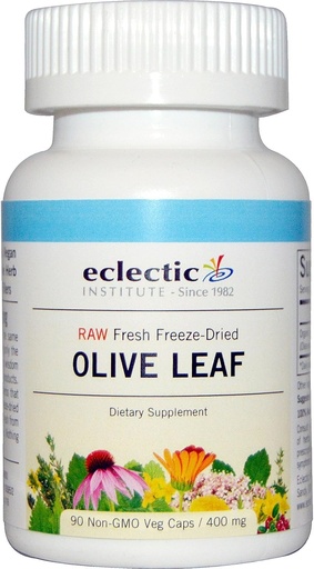 [BRSWIY37AEFQO3LU] Eclectic Institute Non-GMO Olive Leaf ← Immune Support ← 90 CT (400 mg)