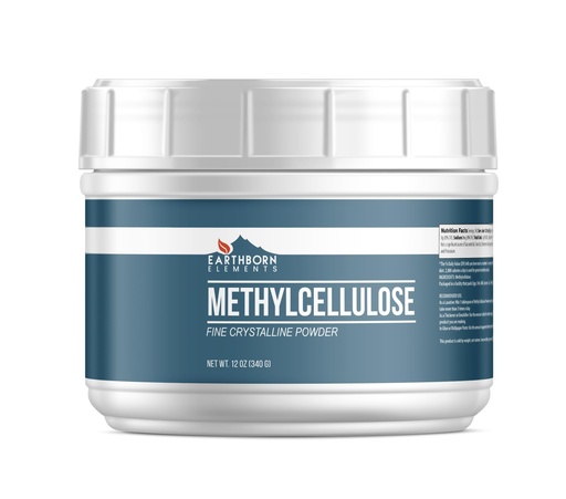 [BRSWGGABOYHA2FD5] Earthborn Elements Methylcellulose (12 oz), No Emulsifiers Or Additives, Food Grade