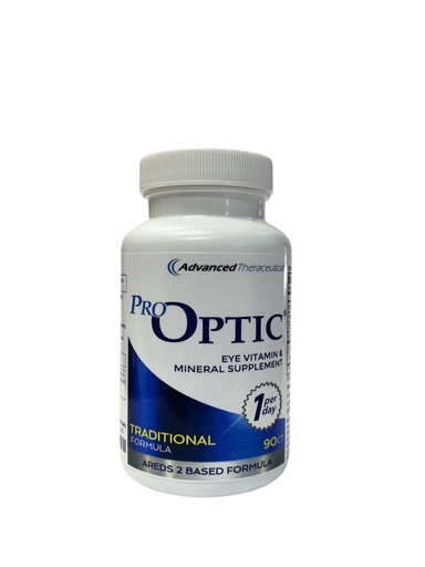 [BRSWIEAPCQHR43LC] PROOPTIC Traditional Formula (AREDS 2 Based Formula) 90 Capsules - 3 Month Supply - One Capsule Per Day