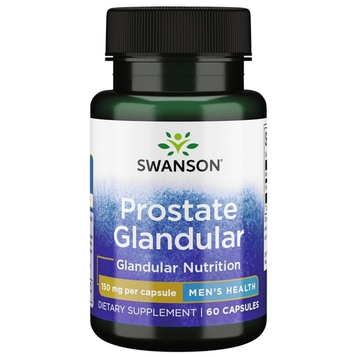 [BRSWIZQPA4PRSG3C] Swanson Raw Prostate Glandular 150 mg, 60 Capsules
