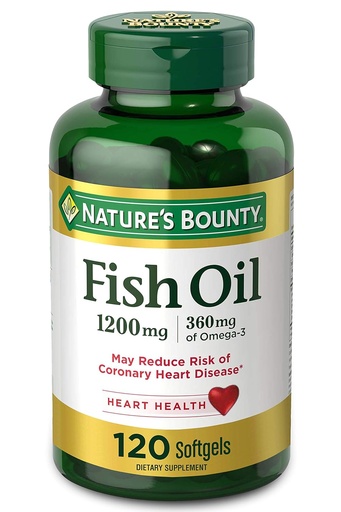 [BRSWIGYRCIBRE3Q7] NBTY Fsh Oil 1200mg 24x120 SGL US