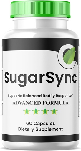 [BRSRAAYPOUPBU3DJ] (1 Pack) Sugar Sync Glyco Optimizer Capsules, SugarSync Glyco Optimiser, Sugar Sync Ortak Optimizer, Sugar Sync Gluco Cleanse Detox Formula, SugarSync Glycol Yorumlar (60 Capsules)