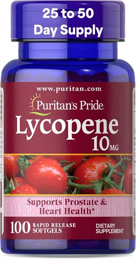 [BRSWIZQ3OV5AIEY3] Puritan lui Licopen Premium Mândrie 10mg, Supliment alimentar pentru prostate, antioxidant, Heart Health, și asistență generală de sănătate, 100 rapid de eliberare Softgels