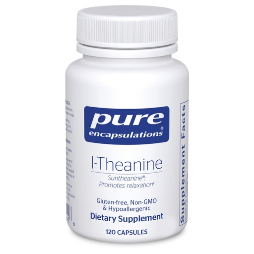 [BRSWIY37AAIQ2EQZ] Pure Encapsulations L-Theanine - Amino Acid Supplement to Support Relaxation, Stress & Nervous System - 120 Capsules
