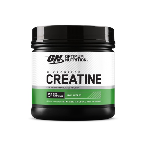 [BRSRAAQNDEJQECTV] Optimum Nutrition Micronized Creatine Powder, Unflavored, 135 Servings