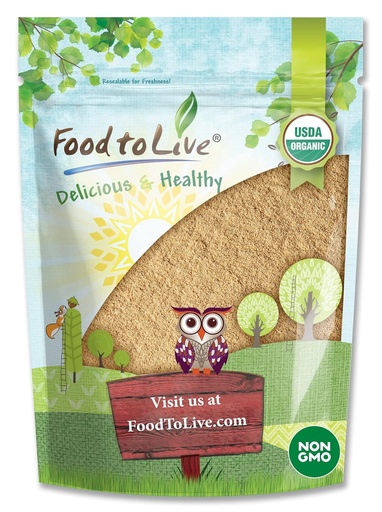[BRSW2HYDBN5RYDY4] Food to Live Organic Amla Berry Powder (Amalaki), 8 Oz Non-GMO Indian Gooseberry, Raw, Pure, Finely Ground, Kosher, Vegan. Rich in Antioxidant, Vitamin C. Great for Smoothies, Shakes, Yogurt, Juices