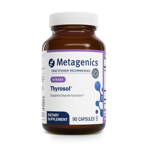 [BRSWYED3BEPRSETU] Metagenics Thyrosol - Vitamin & Mineral Supplement for Healthy Thyroid Support & Stress-Related Fatigue* - with Zinc, Selenium & Rhizoe Extract - 90 Capsules