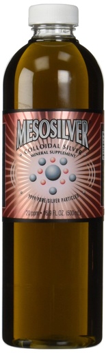 [BRSWIY3ZOV6QYGTU] MesoSilver ® 20 ppm Colloidal Silver, 500 mL/16.9 Oz