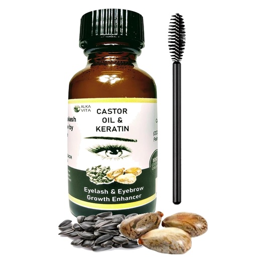 [BRSROZ35OUORE3L3] Eyelash Growth Herbal Organic Keratin & Castor Oil Pure Eyebrow Thickener Factor
