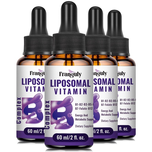 [BRSRMC35DENWKEQY] Liposomal Vitamin B Complex Liquid Sublingual B Complex Vitamins Supplement for Women Men Improved Absorption Methylated B12,B1, B2, B3, B5, B6,Folate,Biotin for Energy And Immune Support-8.0 oz