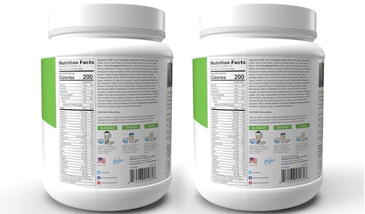 [BRSWGCQEPJYREAL6] Lean1 Meal Protein Shake, Vanilla Flavor, 2PACK de 15 Tubs
