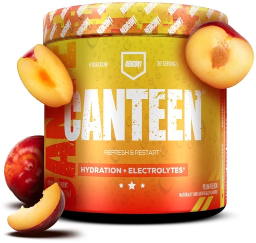 [BRSW2HQCO4HGC3TZ] REDCON1 Canteen Hydration + Electrolytes, Plum Fusion - Electrolyte Drink Powder with B Vitamins + Minerals for Recovery - Coconut Water Powder & Hyaluronic Acid for Hydration (30 Servings)