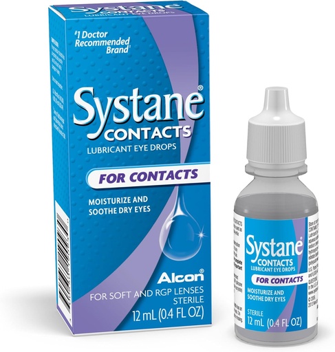 [BRSWIYL6B4ABMC3E] Systane Contacts Soothing Drops-0.405 oz, 12mL