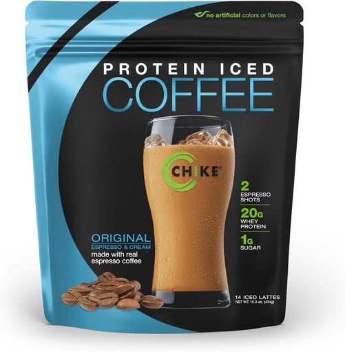 [BRSWIEAPOMBR6HY5] Chike High Protein Iced Coffee, Original, 14 Servings (15.1 unce)