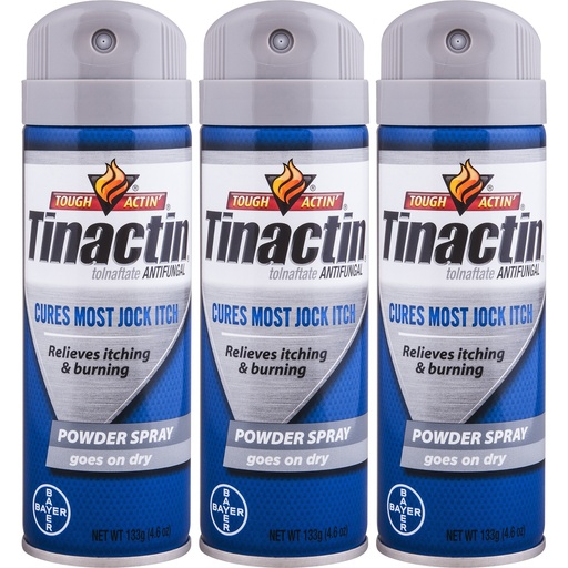 [BRSWIYLQBUDW2H36] Tinactin Jock Itch Spray Powder,4.6 oz. (Pack of 3)