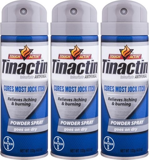 [BRSWIYLQBUDW2H36] Tinactin Jock Itch Spray Powder,4.6 oz. (Pack of 3)