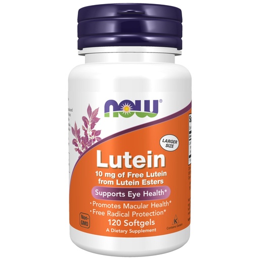 [BRSWIF3QCABBQG32] NOW Foods Lutein Esters, 120 Sgels 10 mg (Pack of 2)