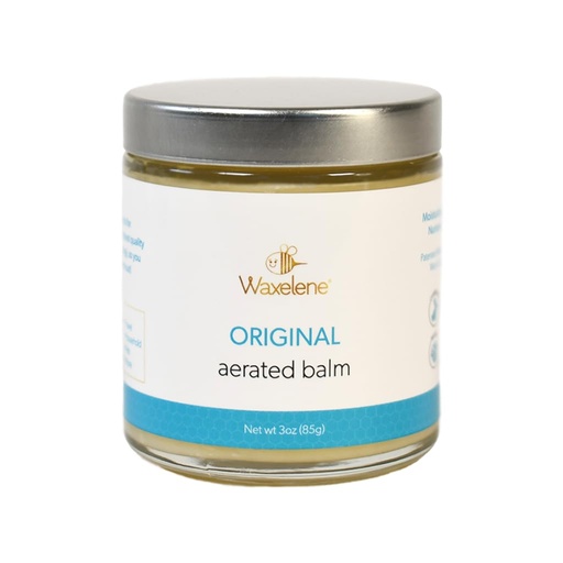 [BRSWIEIHAQIRA3LC] Waxelene Original Aerated Balm, Travel Jar, Organic Multipurpose Ointment the Petroleum Jelly Alternative Eczema Dry Sensitive Skin Face Moisturizer