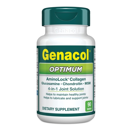 [BRSWY2Y5OQDQGC33] Genacol Optimum – Glucosamine, Chondroitin, MSM and Ultra-Hydrolyzed Collagen Joint Supplement, Maintains Healthy Joints, Protects & Lubricate Cartilage, 90 Tablets (30-Day Supply)