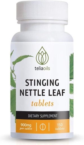 [BRSWYYYHCMPRYA37] Teliaoils Nettle Leaf Capsules 900mg – Stinging Nettle Extract Tablets for Seasonal Relief, Immune & Respiratory Support – 150 Vegan Capsules
