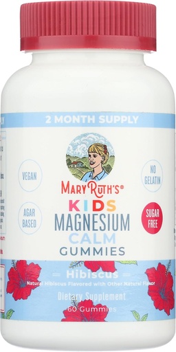[BRSRMYYCBF7QOHT6] Kids Magnesium Citrate Gummies av MaryRuth | 2 månaders leverans | Sugar Free | Calm Magnesium Gummies för barn 2 + | Benhälsa | Calcium Absorption | Essential Mineral | Vegan | 60 greve