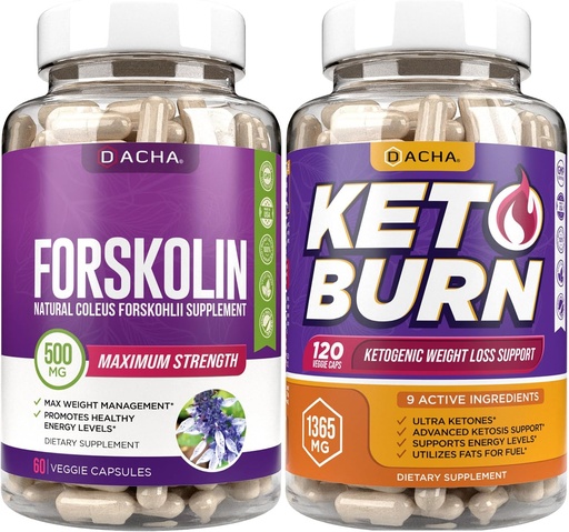 [BRSWYFQBA4MQYFA7] Advanced Keto & Fitness Bundle - Premium Forskolin Extract Plus Keto, with 11 Natural Herbs for Max Slim Look, Ultra Strength Pills, Immune Support, Lost Fast