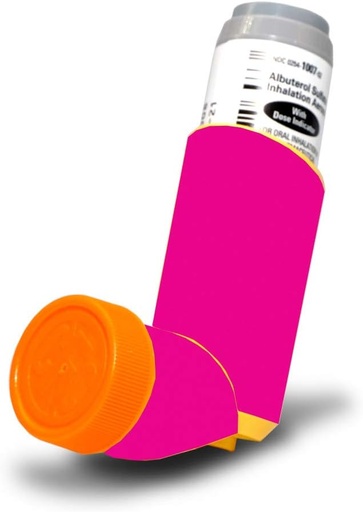 [BRSWGBT7PIGWCH3A] MightySkins Skin for Proventil HFA Asthma Inhaler - Solid Lavender | Protective, Durable, and Unique Vinyl Decal wrap Cover | Easy to Apply, Remove, and Change Styles | Made in The USA