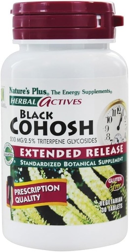 [BRSWIYTYO4HQEHLK] Nature's Plus Black Cohosh E/R 200 mg Tablets, 30 Count