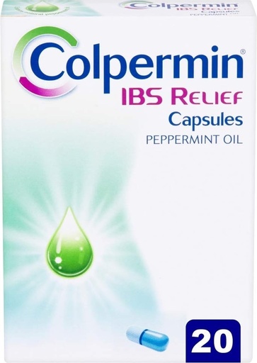 [BRSWIYQCCZ7GKGA7] Colpermin Peppermint Oil Capsules 20 Capsules for Irritable Bowel Syndrome